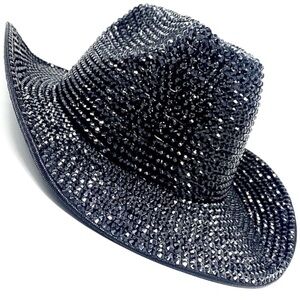 Country Cowgirl Glam Rhinestone Cowboy Hat Handmade NEW!